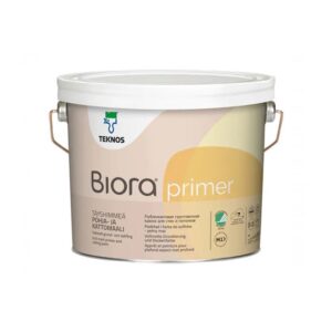 BIORA Primer, ekoloģiski tīra pilnīgi matēta krāsa uz ūdens bāzes griestu un sienu gruntēšanai