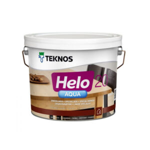 HELO AQUA 20, daļēji matēta laka koka virsmām iekšdarbiem un ārā