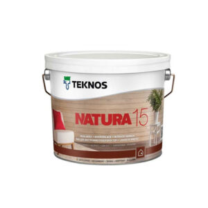 NATURA 15, daļēji matēta laka koka virsmām telpās