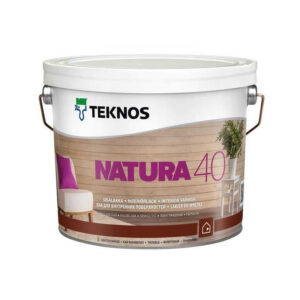 NATURA 40, daļēji glancēta laka koka virsmām telpās