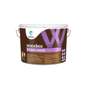 WOODEX AQUA CLASSIC, ūdens bāzes lazūra koka virsmām ārdarbiem